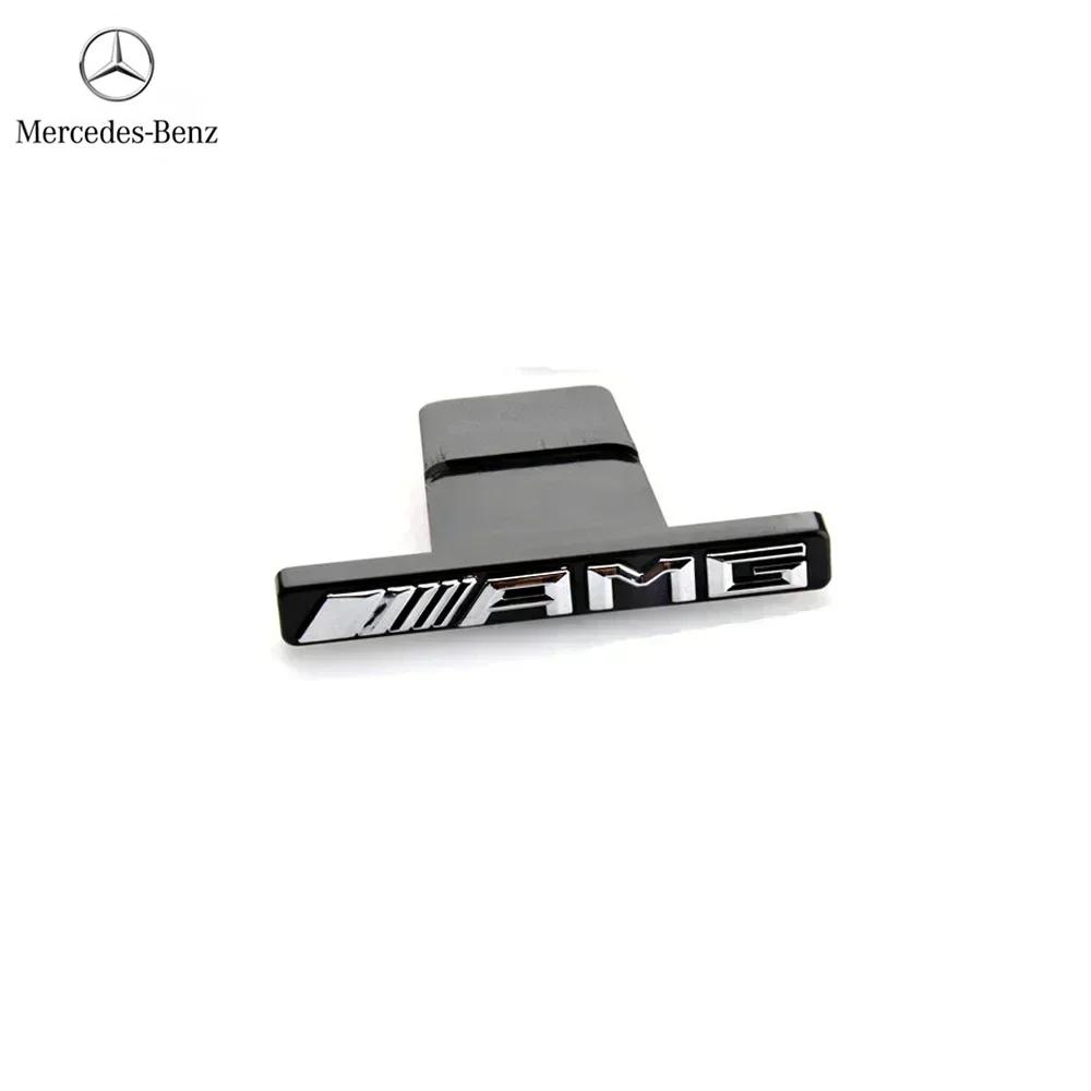 ESU5 1 шт. 3D Логотип-эмблема AMG Значок на переднюю решетку автомобиля Для Mercedes Benz w211 W124 W169 W176 W177 W202 W203 W204 W205 W210 аксессуары