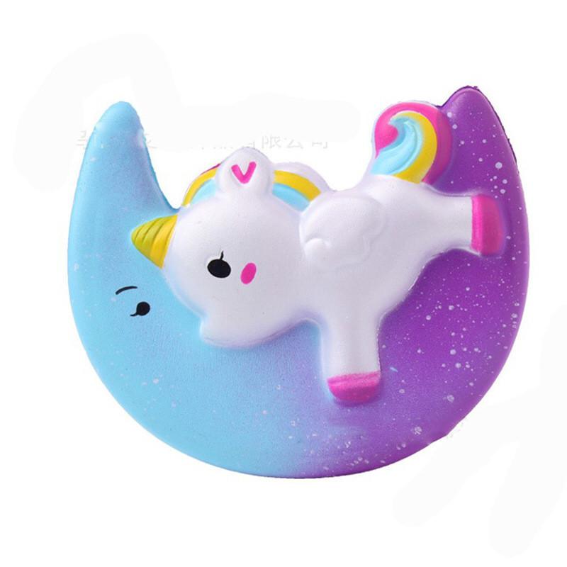 Flying Horse Moon Squishy Toy With Slow Rebound For Stress Relief And Gift Use