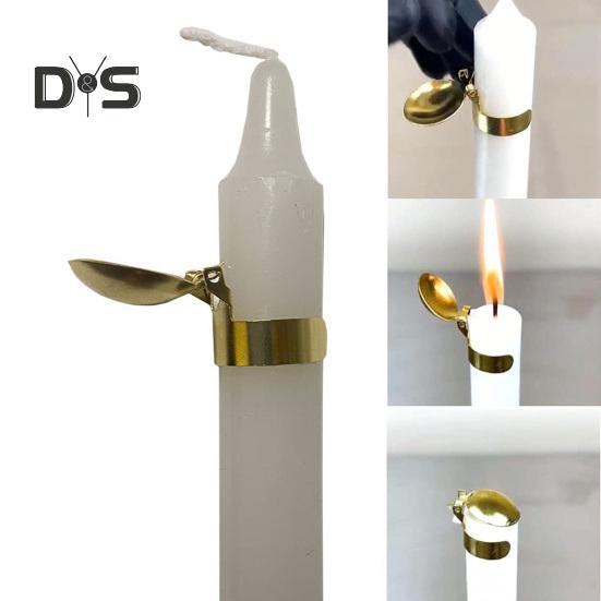 4 шт./компл. автоматический гаситель свечей металлический корпус фитиль свечи зажим для пламени регулируемое кольцо тушение свечи стопор свечи аксессуары