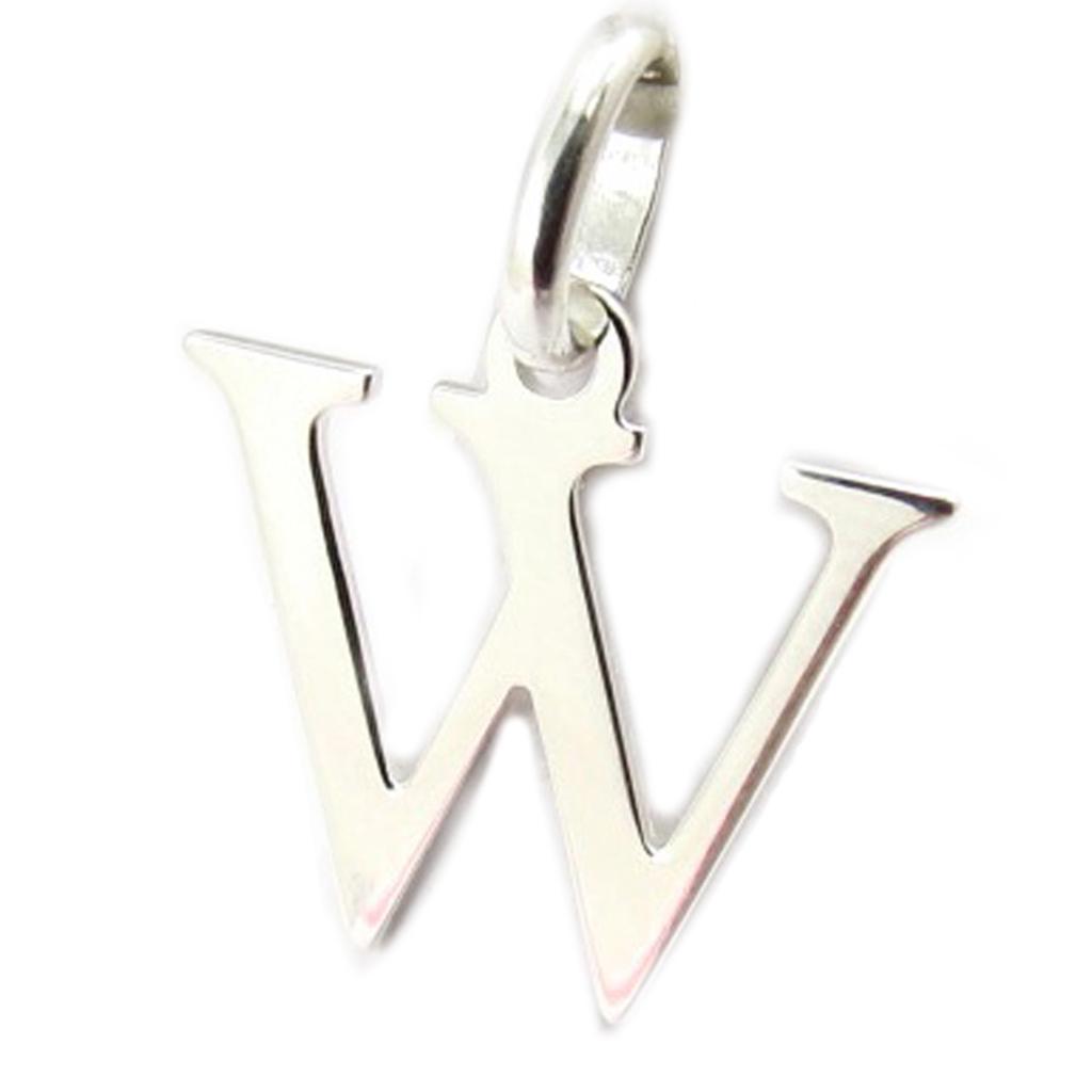 Les Trésors De Lily [K3652] - Серебряный кулон «Буква W»