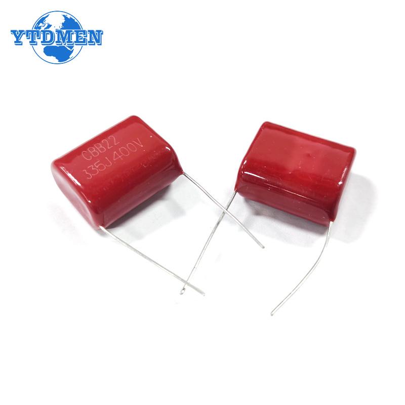 10/20PCS 400V CBB Capacitors 335J 3.3uF/3300nF P20mm Polypropylene Film Capacitor Kit