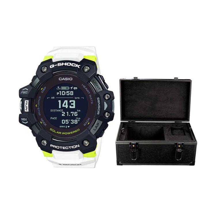 G-Shock Водонепроницаемые 200М Модные Универсальные Кварцевый Механизм Ремешок из Смолы Часы Мужские Часы Черные GBD-H1000-1A7PRD