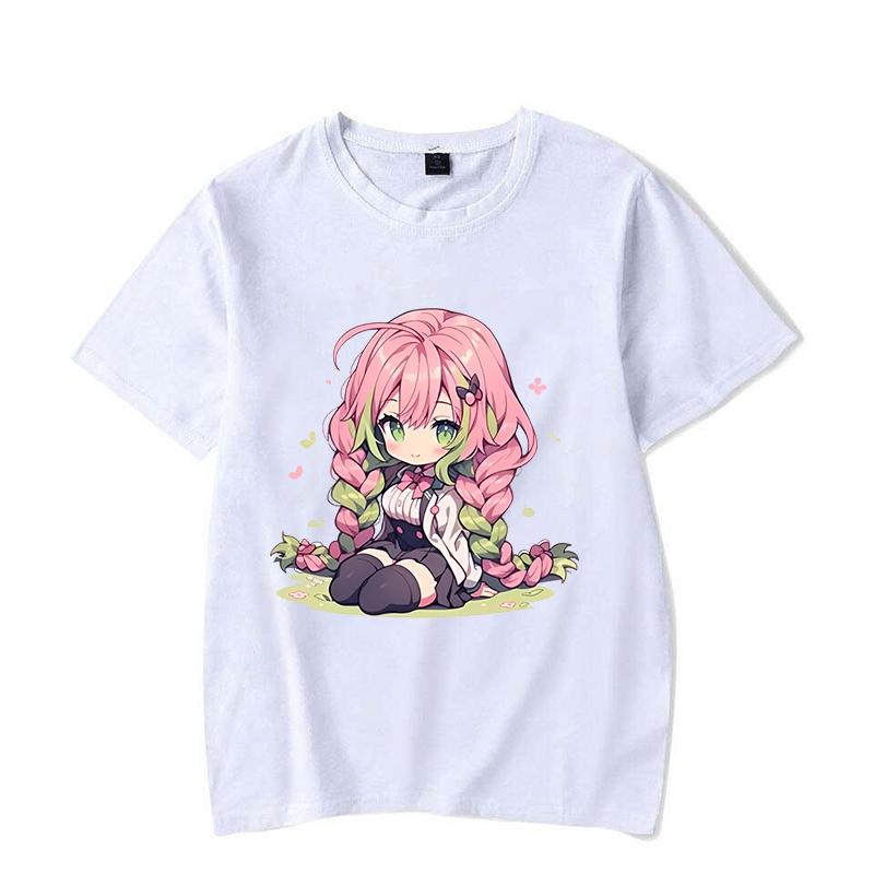 Горячая футболка с аниме-графикой, женская модная футболка Y2k, футболки с коротким рукавом, милые футболки с Канроджи Мицури для лета, топы больших размеров