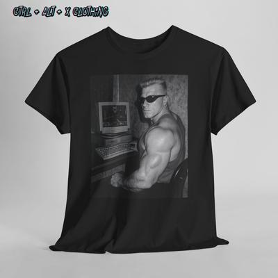 Унисекс футболка Doom Guy, Футболка по видеоигре Doom, Футболка из плотного хлопка, Подарок для геймера,