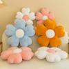 Throw Pillow Wear Resistant Washable Non-Fading Aesthetic Flower Shaped Floor Pillow Decorative Cushion Sofa Couch Decor