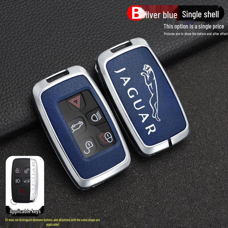 Jaguar Key Case for XFL, XEL, F-Pace, F-Type, XF, XE, XJ, E-Pace Models