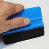 Plastic Car Squeegee Applicator Soft Decal Wrap Edge Felt Scraper Paster Tool