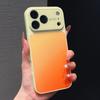Макаронный градиентный чехол для iPhone 17 Pro Max 16 15 14 13 Pro Max Роскошный защитный чехол из закаленного стекла Мягкий силиконовый чехол