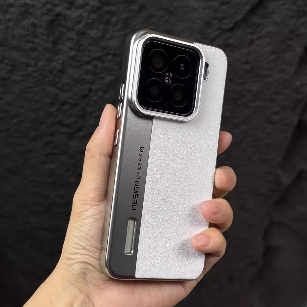 Applicable To Xiaomi 15Pro Mobile Phone Case Instantly Transformed Into 14ultra New Xiaomi 13 Pigmented Leather Anti Fall Full Pack Hard Shell