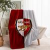 Плед Arsenal F.C. - Мягкий и Удобный, для Спальни, Путешествий, Дивана, Домашнего Декора - Подарок на День Рождения, Рождество для Друга