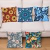Богемная этническая цветочная наволочка Квадратная подушка Спальня Диван Досуг Комфортная подушка Автомобиль Гостиная Домашний декор