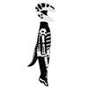 Kids Skeleton Costume Halloween Skeleton Tutu Skirt/Dinosaur Jumpsuit/Bone Onesie Outfit for Boys Girls Dress-up