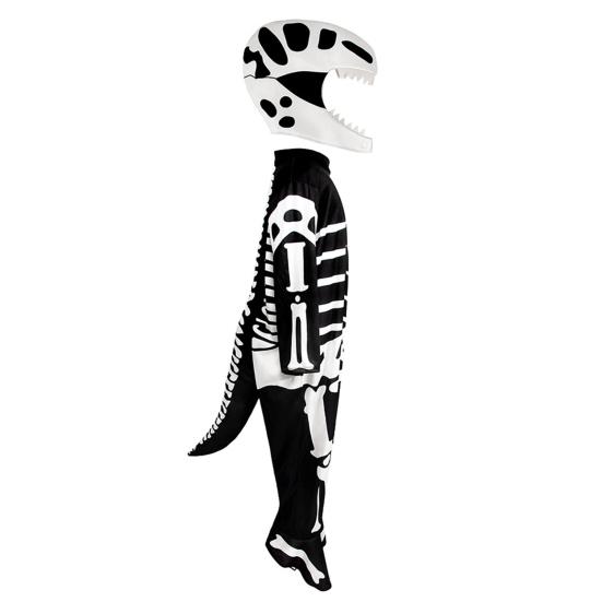 Kids Skeleton Costume Halloween Skeleton Tutu Skirt/Dinosaur Jumpsuit/Bone Onesie Outfit for Boys Girls Dress-up