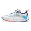 Li Ning Kids Mecha V2 Удобные амортизирующие повседневные кроссовки с низким верхом Детские кроссовки Ярко-королевско-синие YKCU044-1