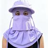 Breathable Full-Face Sun Hat Wide-Brimmed Cycling Cap Hot Woman Bucket Hat  Summer Outdoor