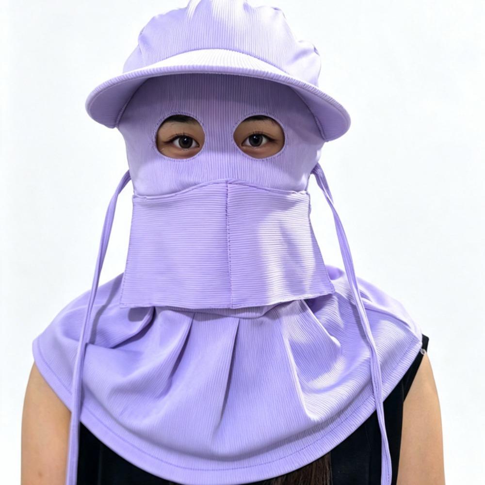 Breathable Full-Face Sun Hat Wide-Brimmed Cycling Cap Hot Woman Bucket Hat Summer Outdoor