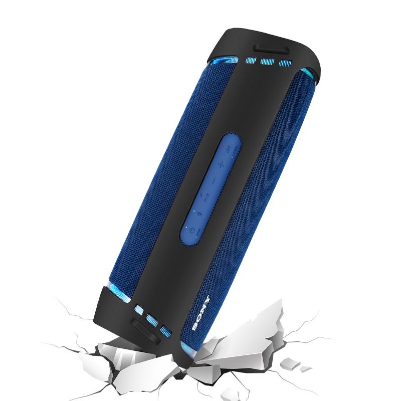 Силикагелевая противоударная сумка для переноски, путешествий, черный чехол для беспроводного динамика SRS-XB43, защитный чехол