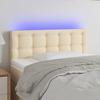 VidaXL LED Headboard Bedroom Furniture Single Bed Accessory Headboard Bed Frame Interior Cream 3122025