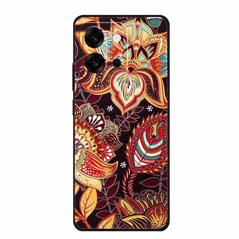 3D Тисненый Чехол Для OnePlus 13T 2025 Чехол Для Телефона 13 T Coque Цветы Силиконовый Мягкий Задний Чехол Для OnePlus 13s 2025 Чехол 13 s Funda
