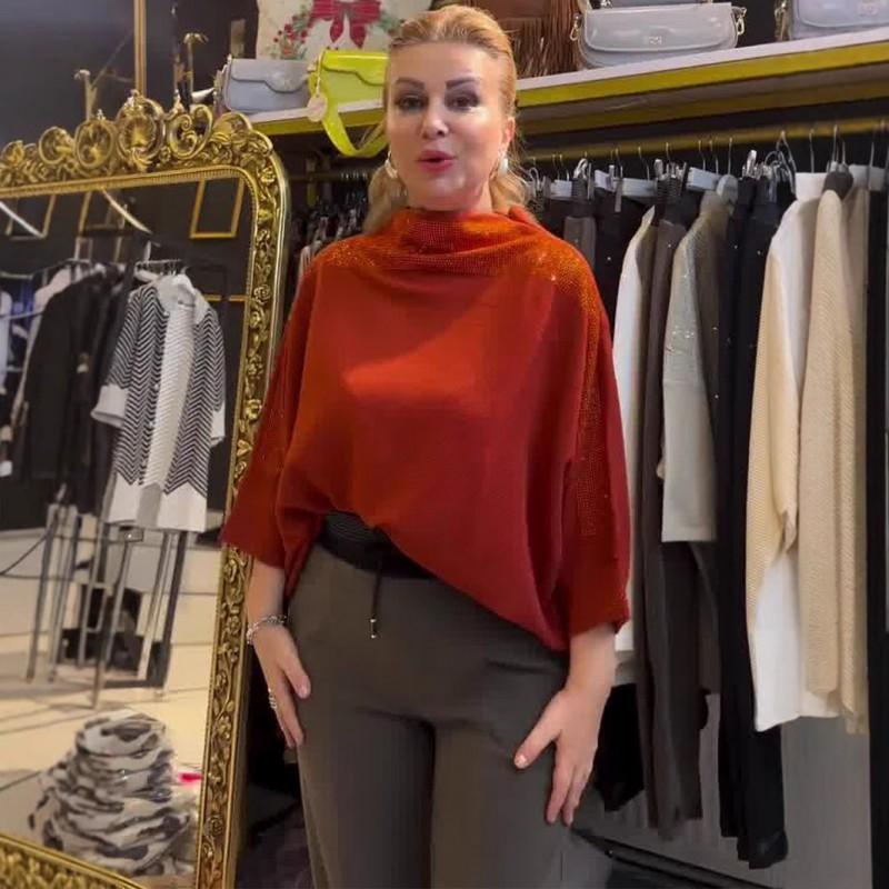 Fall Winter Slimming Turtleneck Knit Sweater Loose Fashion Simple Design Women