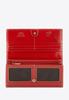 Wittchen Women's Leather Wallet With Horizontal Stitching, Red, Natural Leather