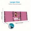 Messi Pink Jersey Color Mouse Pad Large Gaming Table Cushion Non-slip Laptop Tablet Big Mousepad XXL Mat Mini PC Playmat With Lock edge