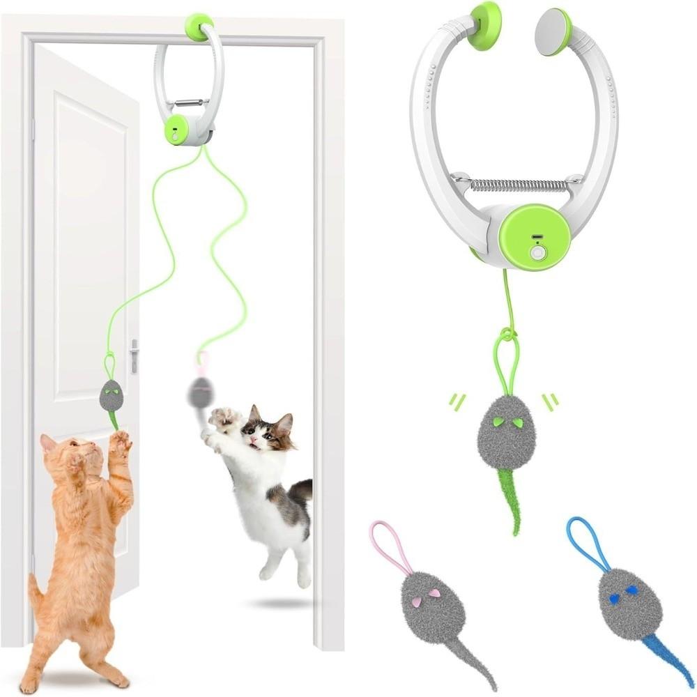 USB Rechargeable Cat Yo-Yo Electric Toy Self-entertainment and Fun Smart Teasing for Cats Automatic Lifting