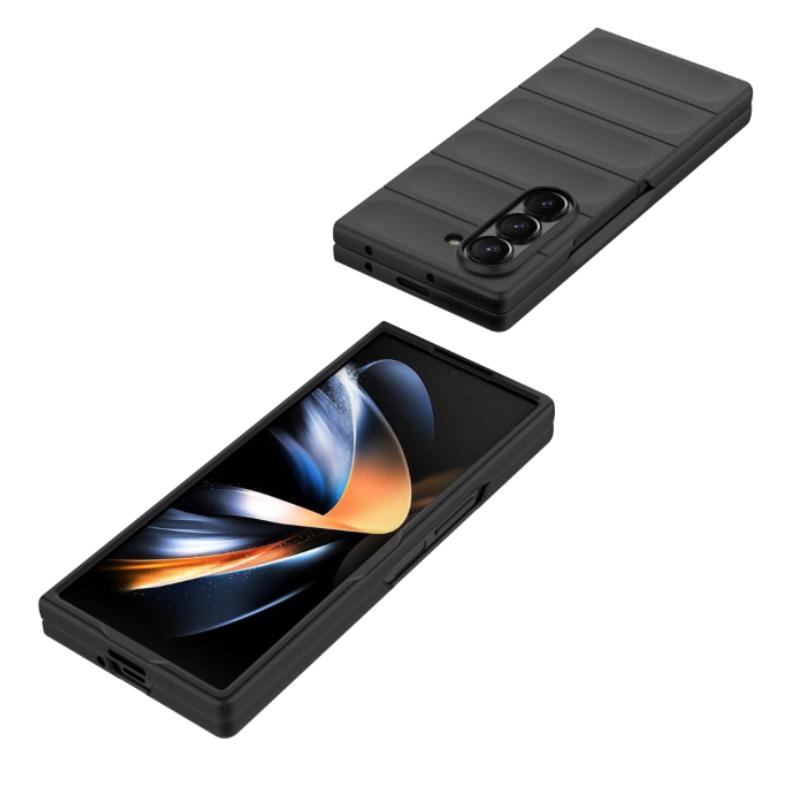 Чехол для Samsung Galaxy Z Fold6 Fold 6, задняя крышка, чехол для телефона, мягкий жидкий силикон, противоударный противоударный защитный чехол, чехлы