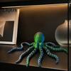 Креативный подарок на день рождения 3D-печатный осьминог, морское животное, фиджет-игрушка, гибкая шарнирная фигурка щупальца, настольное украшение для снятия стресса с подвижным