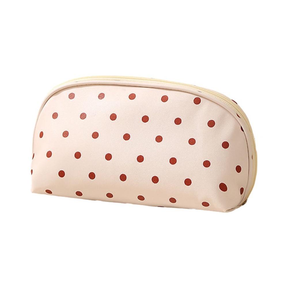 Polka Dot Underwear Storage Bag Dustproof Socks Sorting Pouch Zipper Closure Bra Carry Bag Travel