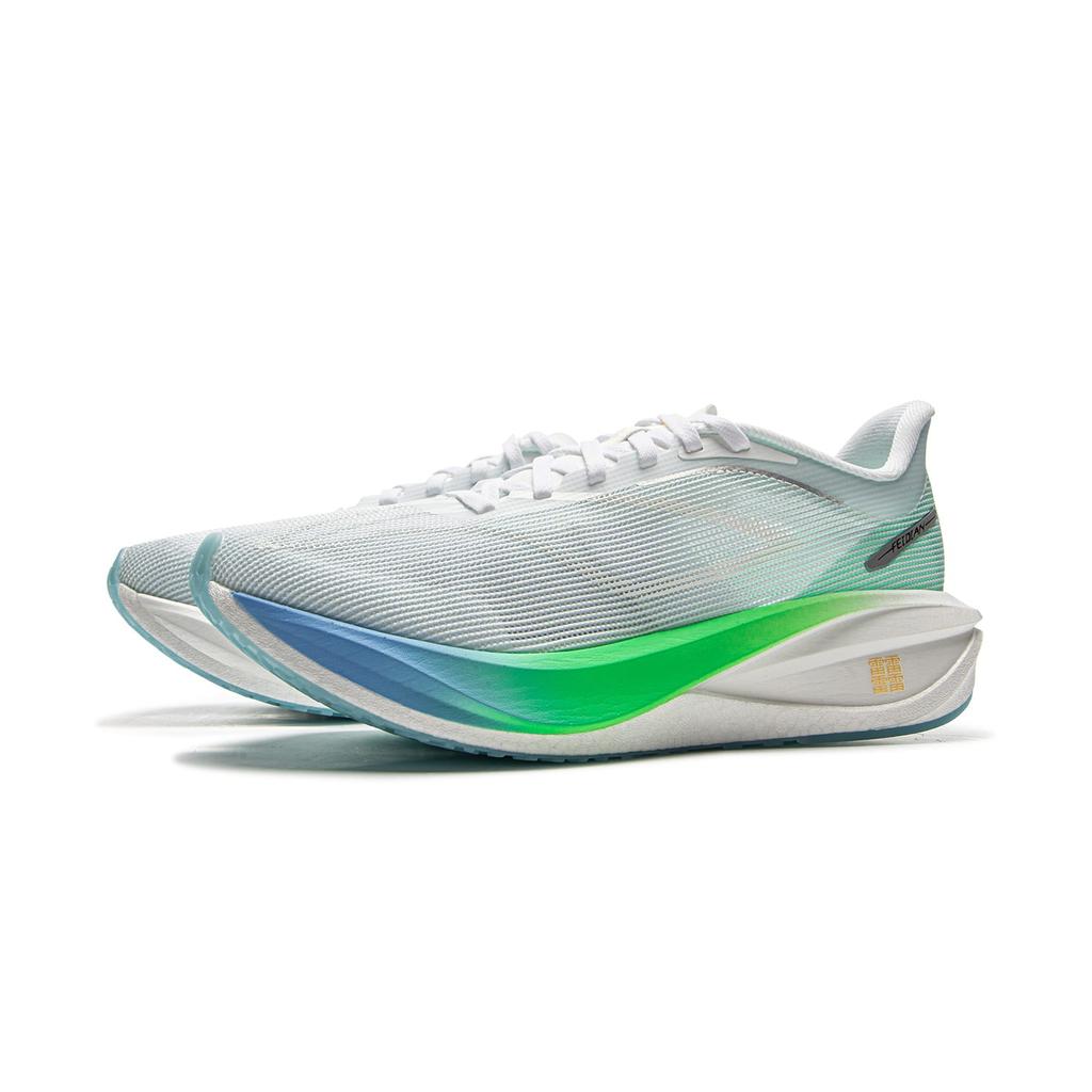 Li Ning Feidian 5 Challenger Низкие кроссовки Li Ning Ultra Technology Повседневные Марафонские Беговые кроссовки Женские Белый Синий Зеленый ARMV002-8