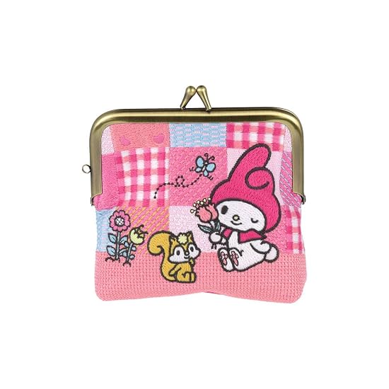 Sun-Star Stationery Sanrio Characters Goods Mini Pouch Coin Purse Tatami Embroidery My Melody S23375