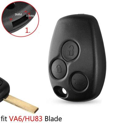 Чехол для автомобильного ключа с 3 кнопками для Renault Megane Modus Espace Laguna Duster Logan DACIA Sandero Fluence Clio Kangoo