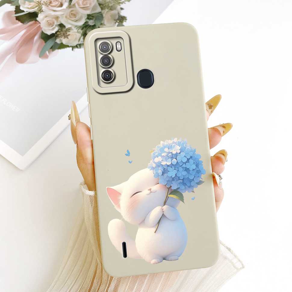 For ITEL S16 Pro 2020 Casing Petty Butterfly Painted Soft Silicone Phone Case For ITEL S 16 S16 Back Cover Fundas Coque Capa