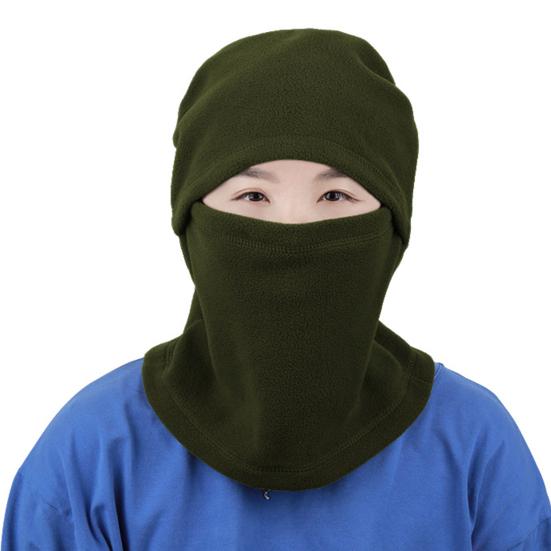 Women Men Winter Warm Cycling Bandana Windproof Sun Protection Polar Fleece Outdoor Headgear High Elastic Coverage Face Protection Neck