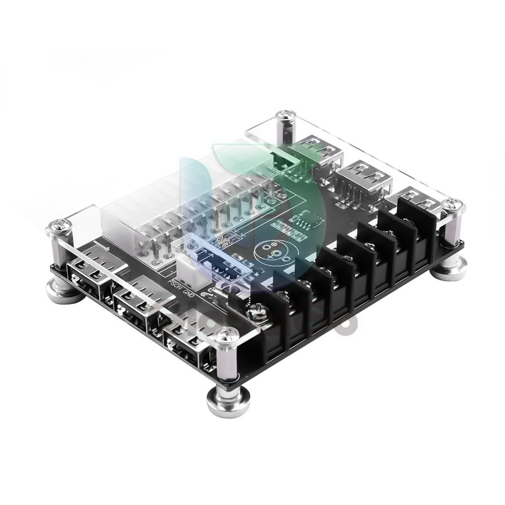 20/24 Pins ATX Power Supply Breakout Board Module Adapter Connector Support +12V/-12v/+5V/5VSB/+3.3V With Infrared Function
