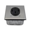 Практичный комплект для сборки розетки NEMA 14 50R 50A включает прочную металлическую распределительную коробку, кабельные зажимы и сдвижные крышки