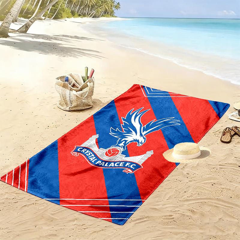 Crystal Palace Print Beach Towel, Large Soft Quick Dry Towel for Beach Camping Swimming