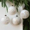 8CM Antique Christmas Ball Ornaments 12pcs, Christmas Tree Pendants Retro Christmas Ball Decorations Window Hanging Pendants