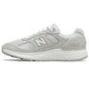 Nb Fresh Foam 1880 Сетка Синтетическая кожа Низкий верх Кроссовки для бега Женские кроссовки Белый Серый WW1880S1