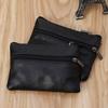 Soft Men Women Card Coin Key Holder Zip Leather Wallet Pouch Bag Purse Gift