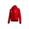 Hooded Sports Jacket Men Outerwear Red GG0766