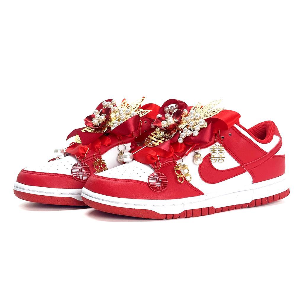 Nike Кроссовки Dunk Auspicious Dragon And Phoenix Низкие Скейтбордические Обувь Унисекс Красный DD1873-116(Команда1121-)