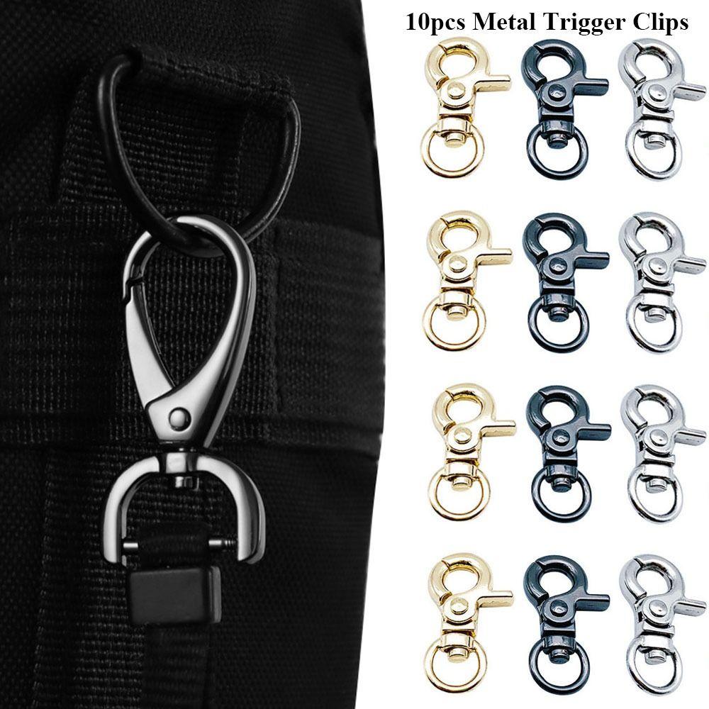 Брелок для ключей Пряжка для ремня Триггерные клипсы Крючки для поводков для домашних животных Съемный карабин Пряжки для кожаных ремней