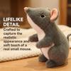 Lifelike Little Mouse Simulated Mouse Plush Doll 27CM Mouse Plush Toys  Desktop Pets