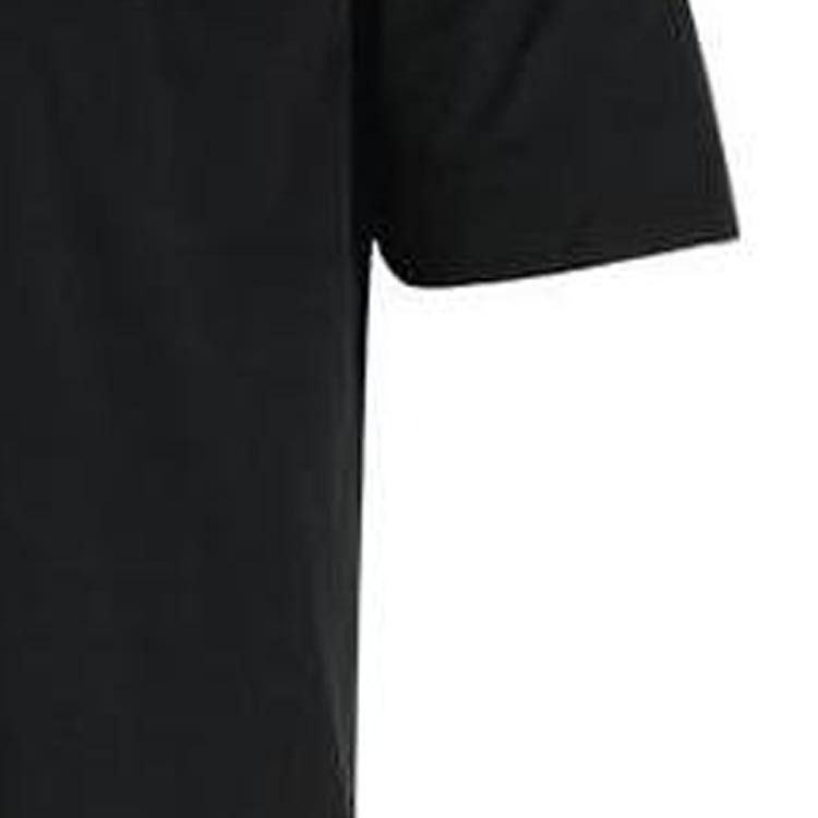 Emporio Armani Мужская футболка с коротким рукавом и вышивкой логотипа SS23 Черный 3R1TZ3-1JSAZ-0999
