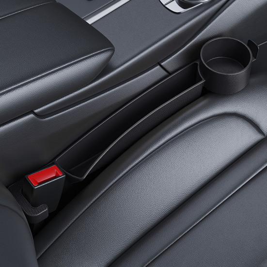 2 шт. Органайзер для щели между сиденьями автомобиля с подстаканником Большой вместимости