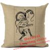 Witchcraft Tarot Style Cushion Cover Astrology Divination Pattern Sofa Throw Pillows Living Room Decorative Pillowcase 45*45Cm