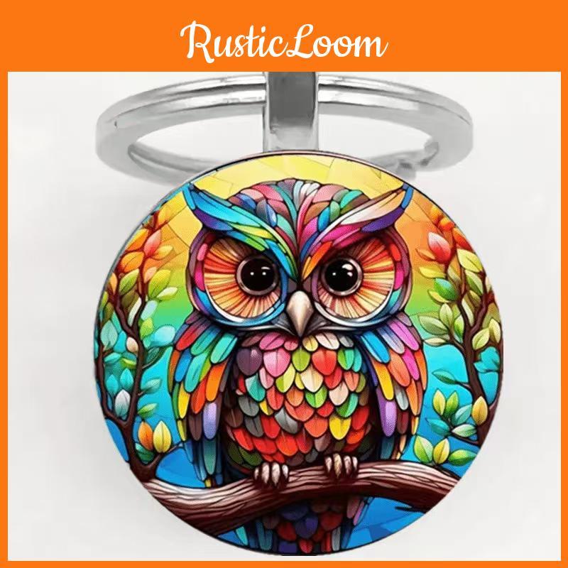 Owl Themed Keyring With Zinc Alloy Craftsmanship For Cute Accessories And Gifts