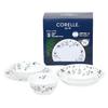 Набор посуды Corelle Deluxe Moonlight Forest включает среднюю, глубокую, среднюю и маленькую и 5 предметов, можно мыть в посудомоечной машине (5-MLF-JP, CP-8945) - тарелка, тарелка,